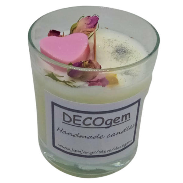 Χειροποίητο κερί σόγιας με άρωμα ΑΓΡΙΑ ΟΡΧΙΔΕΑ σε γυάλινο ποτήρι ( 220 ml ) - δώρο, χειροποίητα, αρωματικά κεριά, αγ. βαλεντίνου, αρωματικό χώρου - 2