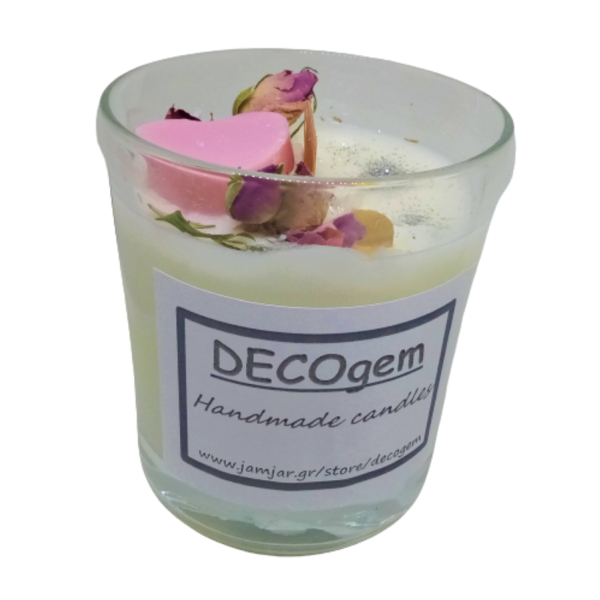 Χειροποίητο κερί σόγιας με άρωμα ΑΓΡΙΑ ΟΡΧΙΔΕΑ σε γυάλινο ποτήρι ( 220 ml ) - δώρο, χειροποίητα, αρωματικά κεριά, αγ. βαλεντίνου, αρωματικό χώρου - 3