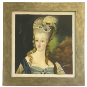 Ελαιογραφια «Μαρια Αντουανέτα» , αντίγραφο -49 εκ. - πίνακες ζωγραφικής, πίνακες & κάδρα