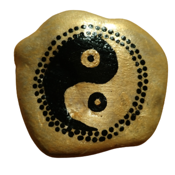 Πέτρα με Γινγκ γανγκ χρυσό - πέτρα, διακοσμητικές πέτρες