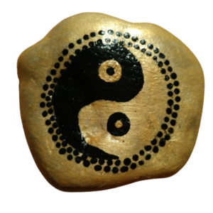 Πέτρα με Γινγκ γανγκ χρυσό - πέτρα, διακοσμητικές πέτρες