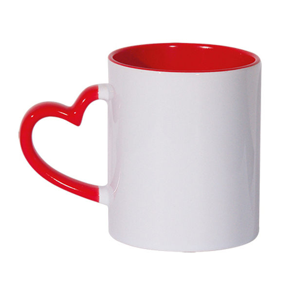 Red Heart Mug - δώρο, πορσελάνη, ερωτευμένοι, κούπες & φλυτζάνια, αγ. βαλεντίνου