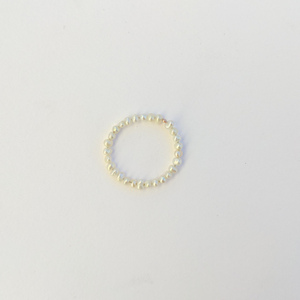 Pearls | Δαχτυλίδι με μικρές πέρλες - μαργαριτάρι, ατσάλι, boho, σταθερά, πέρλες