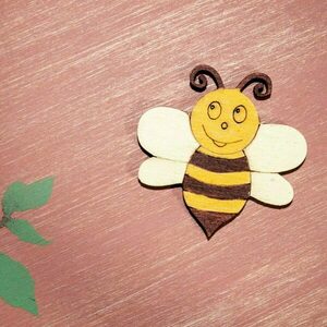 ΧΕΙΡΟΠΟΙΗΤΟ ΚΟΥΤΙ «MY CUTE BEE» - κορίτσι, λουλούδια, οργάνωση & αποθήκευση, δώρα γενεθλίων, κουτιά αποθήκευσης - 3