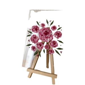 Ροζ τριαντάφυλλα σε plexiglass - γυαλί, plexi glass, διακοσμητικά, δώρα αγίου βαλεντίνου