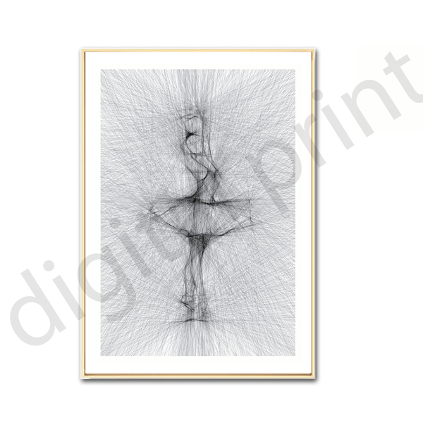 Εκτυπώσιμο τρίπτυχο με θέμα το μπαλέτο (Α3) - πίνακες & κάδρα, αφίσες - 2