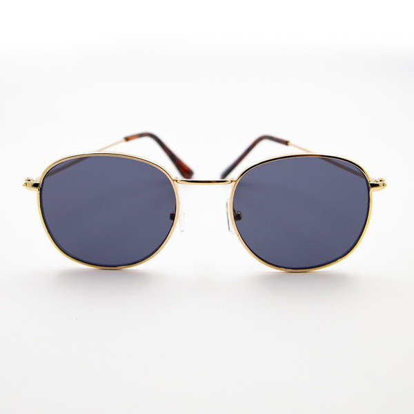 Γυαλιά ηλίου σε χρυσό και μαύρο χρώμα με 100% UV προστασία από τον ήλιο. - γυαλιά ηλίου