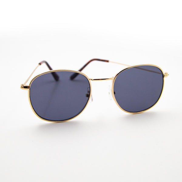 Γυαλιά ηλίου σε χρυσό και μαύρο χρώμα με 100% UV προστασία από τον ήλιο. - γυαλιά ηλίου - 2