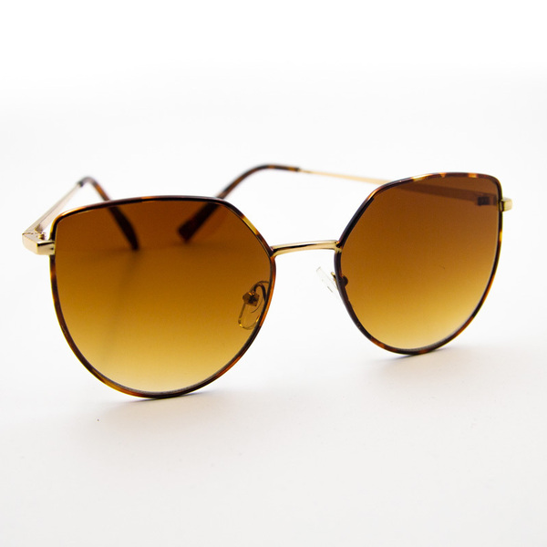 Γυαλιά ήλιου σε καφέ πολύχρωμο σχέδιο με 100% UV προστασία από τον ήλιο. - αλυσίδες, γυαλιά ηλίου, κορδόνια γυαλιών, θήκες γυαλιών - 2