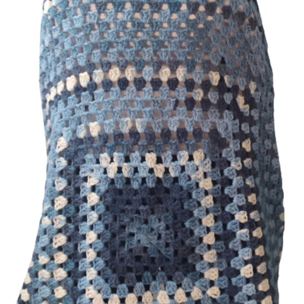 Πλεκτή boho ζακέτα - μαλλί, νήμα, ακρυλικό - 5