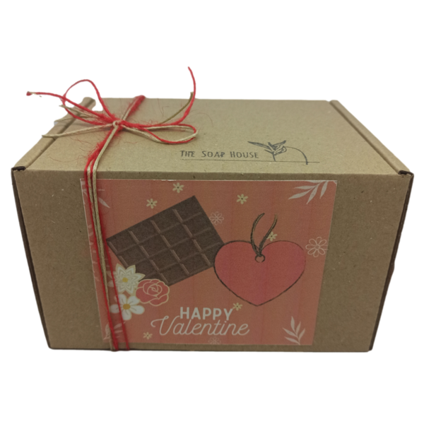 Happy Valentine Giftbox (Limited Edition) - χαρτί, ζευγάρια, αγ. βαλεντίνου, σετ δώρου, αρωματικό σαπούνι