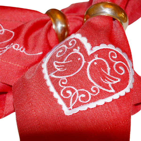 Napkins for lovers 1 - ύφασμα, κεντητά, διακοσμητικά, είδη σερβιρίσματος
