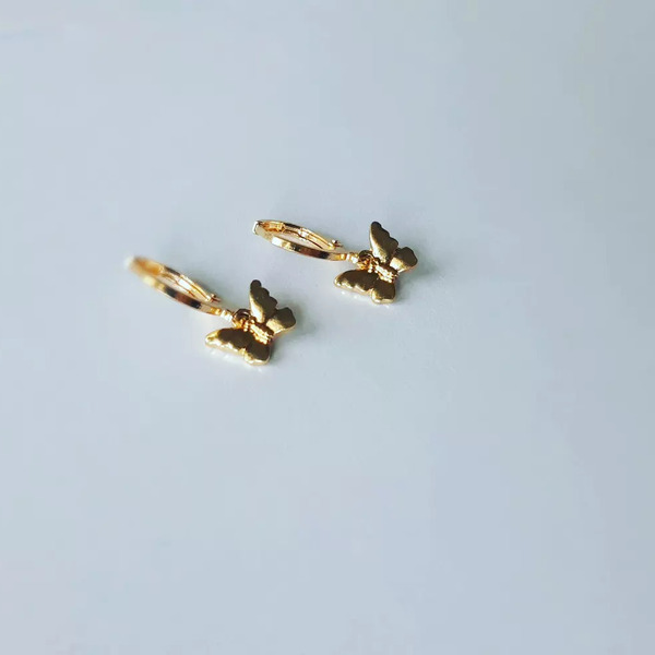 Μικρά χρυσά σκουλαρίκια!♡♡IIΙΙ - επιχρυσωμένα, ορείχαλκος, κρίκοι, μικρά, φθηνά