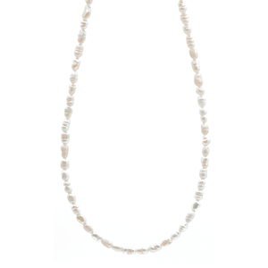 "Pearls" Necklace - ημιπολύτιμες πέτρες, μαργαριτάρι, κοντά, ροζάριο, πέρλες