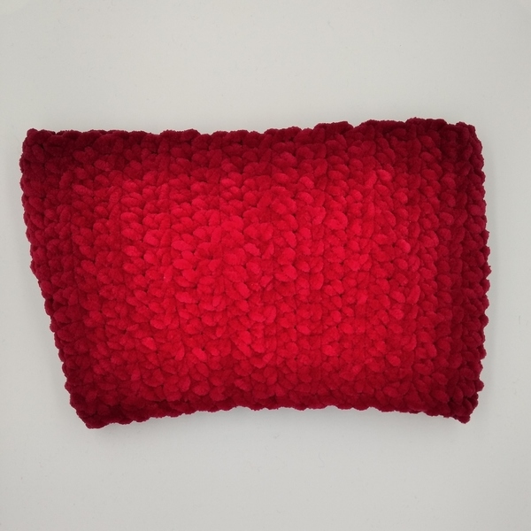 Headband βελούδινη κόκκινη - μαλλί, headbands - 2