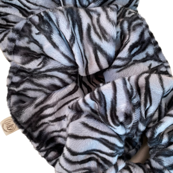 Animal Print - Velvet Scrunchies 1τμχ - ύφασμα, animal print, βελούδο, λαστιχάκια μαλλιών