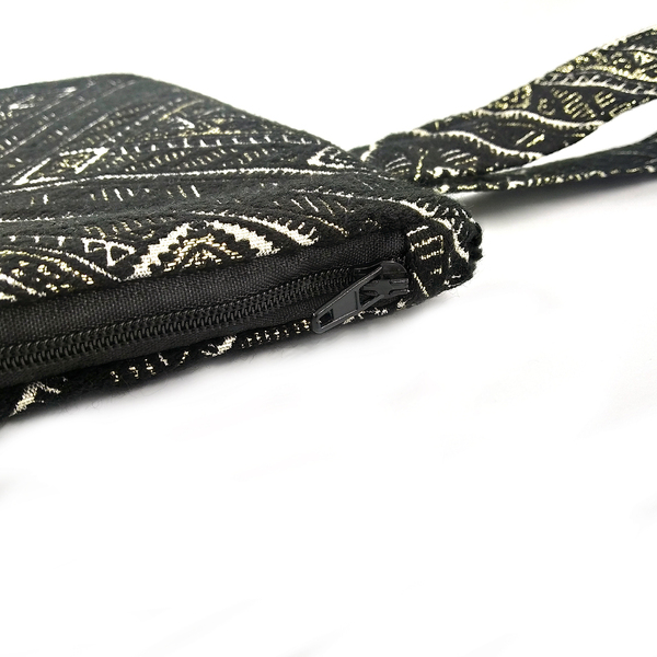 Pouch Geometric Sparkle medium 27.5x22cm - ύφασμα, καλλυντικών, ταξιδίου, μικρές, φθηνές - 4