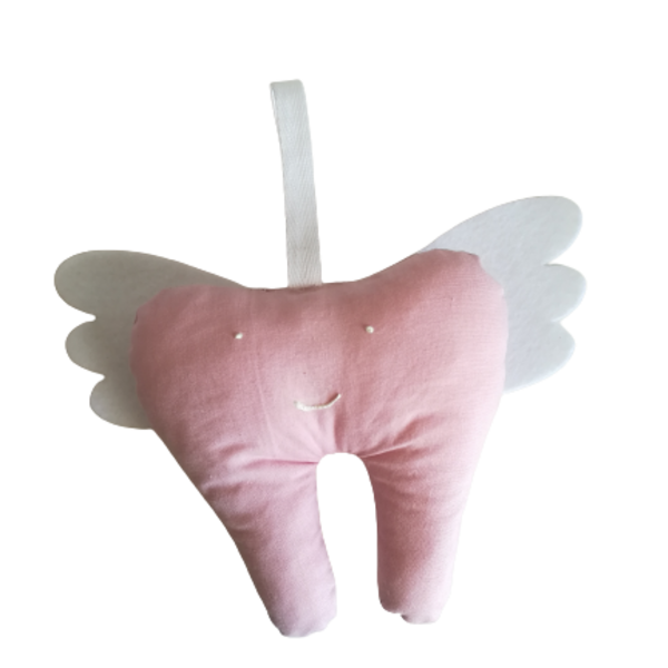 Υφασμάτινη "tooth fairy" νεράιδα των δοντιών 14εκ - νεράιδα