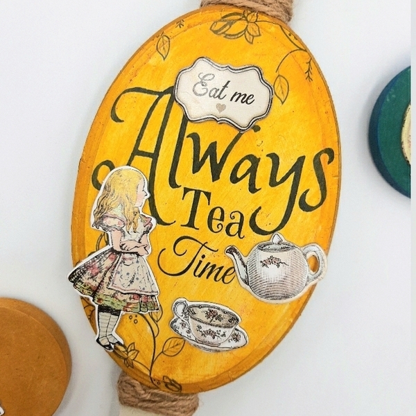 Λαμπάδα Always Tea Time ( 35 cm) - κορίτσι, λαμπάδες, χειροποίητα, για παιδιά, ήρωες κινουμένων σχεδίων - 3