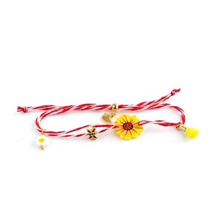 Μαρτάκι με ηλίανθο, Yellow Sunflower March - λουλούδι, plexi glass, μαρτάκια, αυξομειούμενα