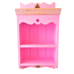 Ντουλάπι τοίχου ροζ 52χ27χ13 cm-2 - ξύλο, οργάνωση & αποθήκευση