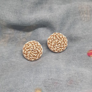 "Chain" earrings από πηλό (ατσάλινο καρφάκι) - πηλός, καρφωτά, μικρά, ατσάλι, δώρα για γυναίκες - 3