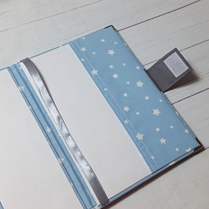 Θήκη βιβλιαρίου blue & gray - αγόρι, θήκες βιβλιαρίου - 4