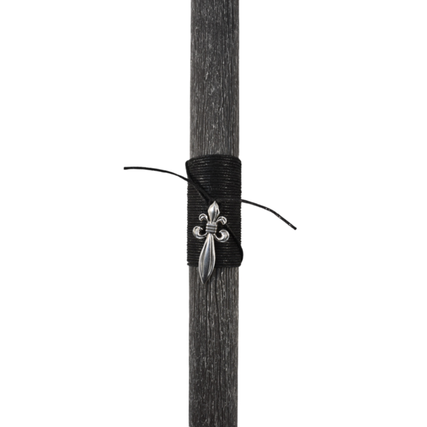 Πασχαλινή λαμπάδα για άντρες με σπαθί μεταλλικό μαύρη 30 εκατοστά - αγόρι, λαμπάδες, για ενήλικες, για εφήβους - 3