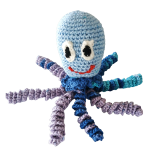 Πλεκτό κουκλάκι amigurumi χταπόδι (20-30cm) - λούτρινα, δώρα γενεθλίων