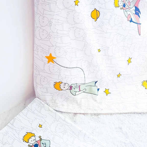 Κουβέρτα πικε κούνιας με τον Μικρό Πρίγκιπα - αγόρι, κουβέρτες - 2