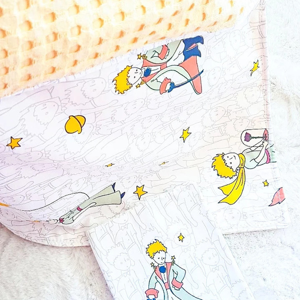 Κουβέρτα πικε κούνιας με τον Μικρό Πρίγκιπα - αγόρι, κουβέρτες - 3