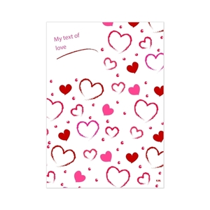 ArtPrint | Ευχετήρια Κάρτα Αγάπης με Κείμενο δικό σας| 12*17 ψηφιακό αρχείο - καρδιά, personalised, δώρα αγίου βαλεντίνου, αγ. βαλεντίνου, κάρτες - 2