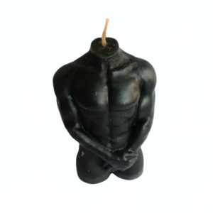 Body-shaped ανδρικό κερί με άρωμα whiskey-caramel διαστάσεων 9x4.5x3.5 - αρωματικά κεριά, κεριά