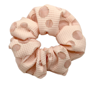 Υφασμάτινο λαστιχάκι- scrunchie pink - λαστιχάκια μαλλιών, για τα μαλλιά, κορίτσι, ύφασμα