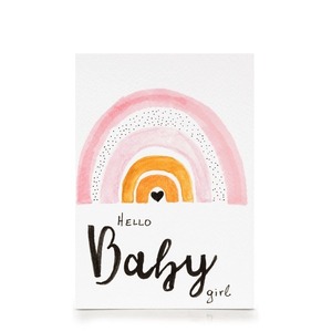 Καρτ-ποστάλ ~ Hello baby girl - γέννηση