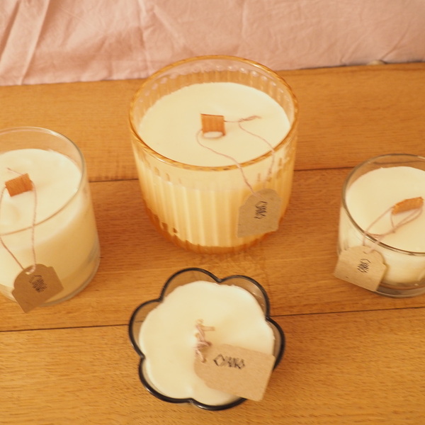 Αρωματικό Κερί σόγιας με ξύλινο φυτίλι -425γρ - αρωματικά κεριά - 2
