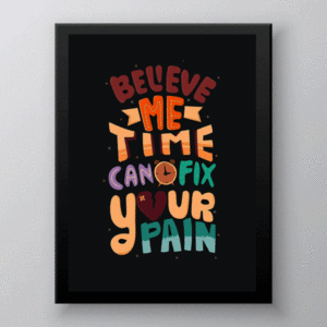 Inspirational Poster "Believe me" Σε Πλαστική Κορνίζα 21x30 - πίνακες & κάδρα, δώρο, αφίσες