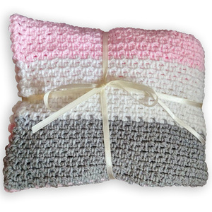 Βρεφικό κουβερτάκι τριχρωμία (100 Χ 85 cm) - κορίτσι, αγόρι, κουβέρτες