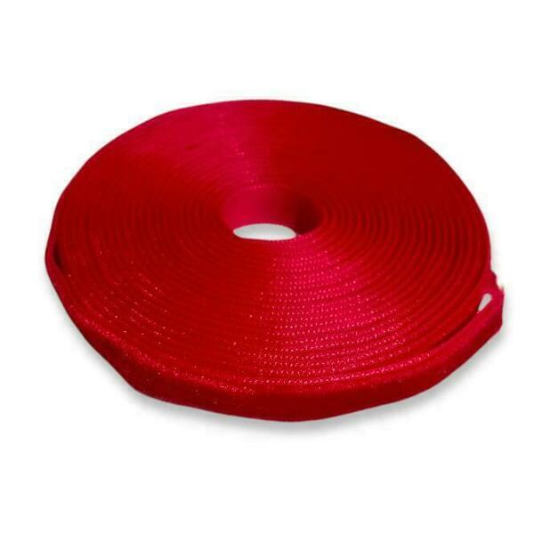 3 μ. Κόκκινο βελούδο κορδέλα 10 mm - διακοσμητικά, για τα μαλλιά, υλικά κοσμημάτων, υλικά κατασκευών
