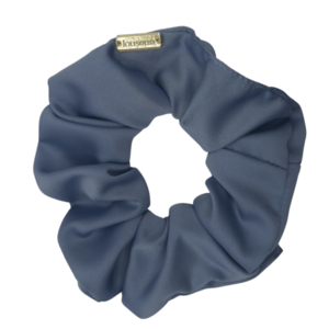 Scrunchie classic satin τζιν - ύφασμα, σατέν, λαστιχάκια μαλλιών, satin scrunchie