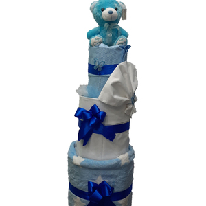 Diaper Cake Teddy bear - αγόρι, σετ δώρου