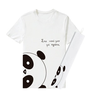 Πασχαλινή λαμπάδα με handpainted t-shirt «στο νονό με αγάπη» - λαμπάδες, δώρο για νονό, για ενήλικες, ζωάκια
