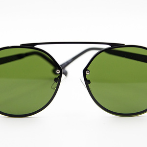 Γυαλιά ηλίου μεταλλικά σε μαύρη απόχρωση με 100% UV προστασία από τον ήλιο - αλυσίδες, γυαλιά ηλίου, κορδόνια γυαλιών, θήκες γυαλιών - 3