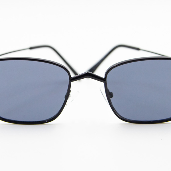 Γυαλιά ηλίου μεταλλικά μαύρα με 100% UV προστασία από τον ήλιο - αλυσίδες, γυαλιά ηλίου, κορδόνια γυαλιών, θήκες γυαλιών