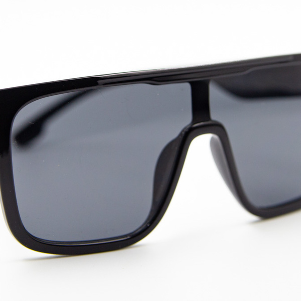 Γυαλιά ηλίου πλαστικά μαύρα με 100% UV προστασία από τον ήλιο - αλυσίδες, γυαλιά ηλίου, κορδόνια γυαλιών, θήκες γυαλιών - 2