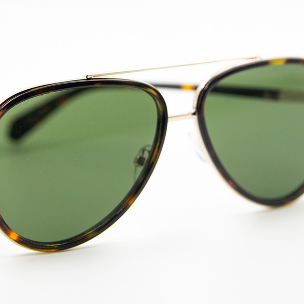 Γυαλιά ηλίου μεταλλικά σε πράσινο χρώμα με 100% UV προστασία από τον ήλιο - αλυσίδες, γυαλιά ηλίου, κορδόνια γυαλιών, θήκες γυαλιών - 2