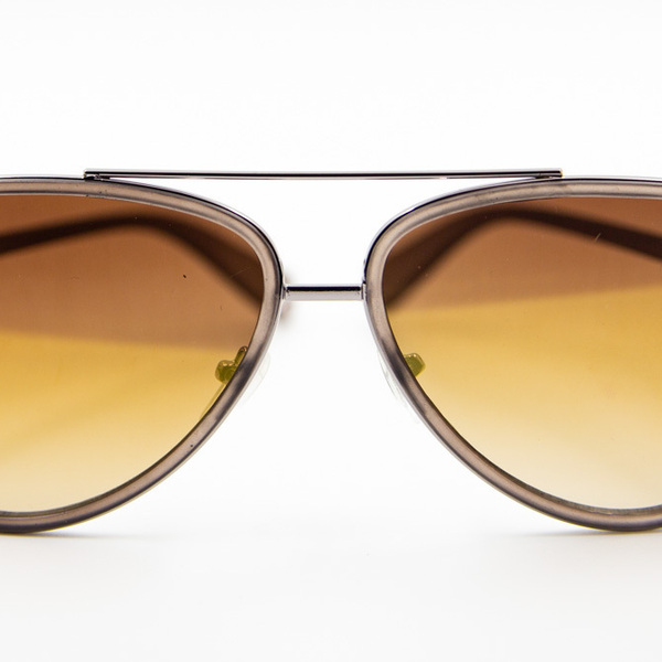 Γυαλιά ηλίου μεταλλικά σε χρυσό χρώμα με 100% UV προστασία από τον ήλιο - αλυσίδες, γυαλιά ηλίου, κορδόνια γυαλιών, θήκες γυαλιών
