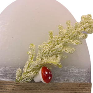 Διακοσμητικό κερί Αυγό με Λουλούδι - αυγό, διακοσμητικά, κεριά, για ενήλικες, πασχαλινά δώρα - 2