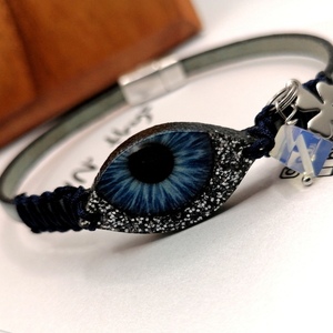 Evil eye - plexi glass, ατσάλι, zamak, γούρια