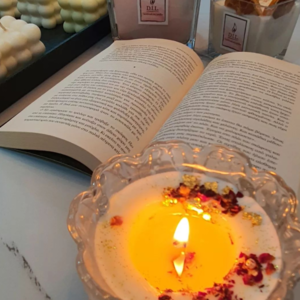 Κερί σόγιας σε φοντανιέρα, σε όποιο άρωμα επιθυμείτε! - κερί, αρωματικά κεριά - 5